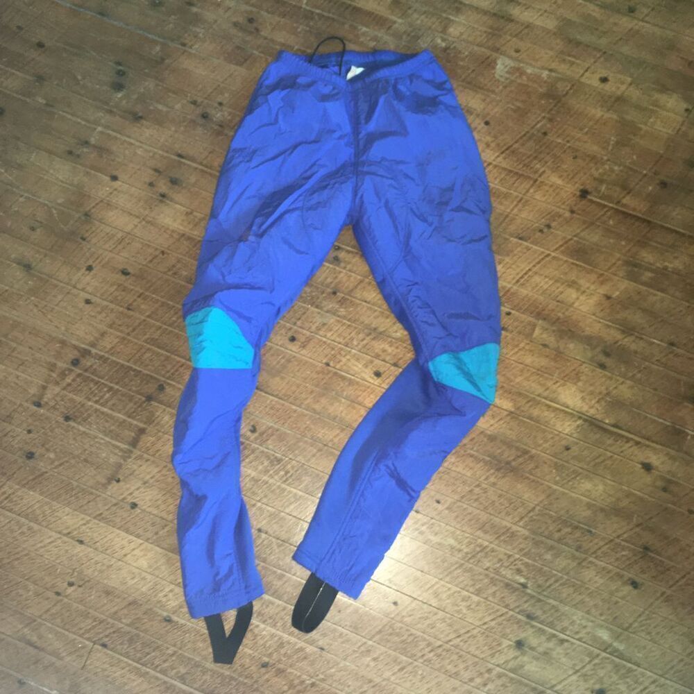 Vintage Bellwether blue cycling XS pants